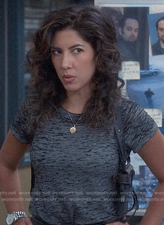 Rosa’s grey t-shirt on Brooklyn Nine-Nine