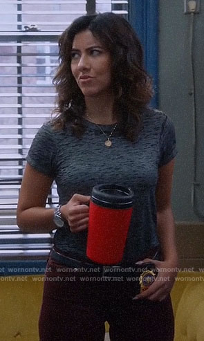 Rosa’s grey t-shirt on Brooklyn Nine-Nine