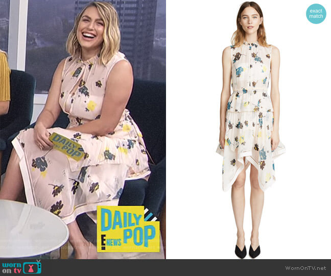 Self Portrait Floral Dress worn by Carissa Loethen Culiner on E! News