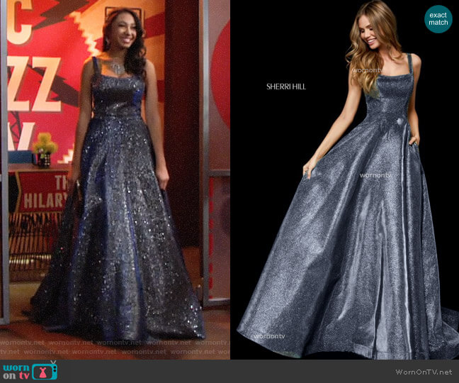 Sherri Hill Style #52138 worn by Shauna (Camryn Hamm) on The Young and the Restless