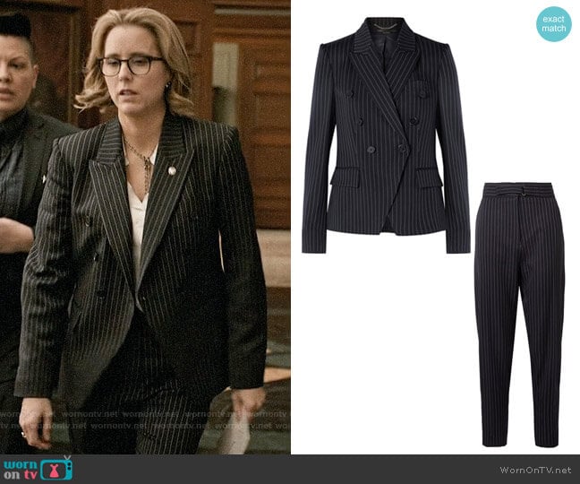 Stella McCartney Double-breasted Blazer worn by Elizabeth McCord (Téa Leoni) on Madam Secretary