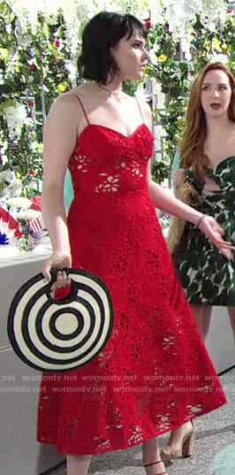 Tessa’s Memorial Day outfit on The Young and the Restless