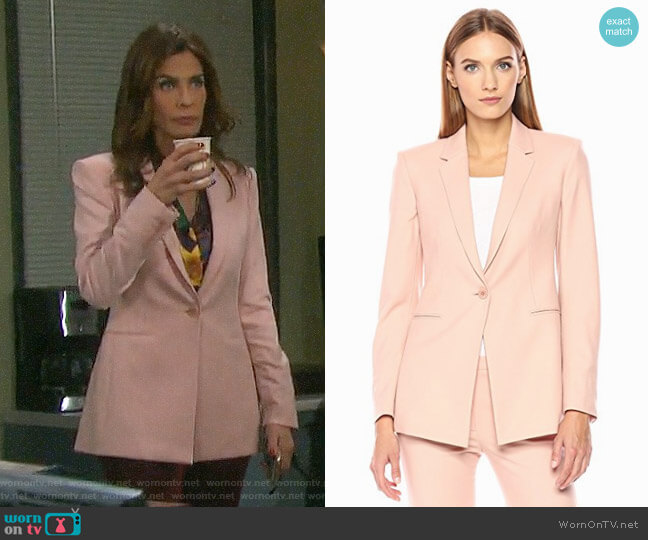 Theory Power Blazer worn by Hope Williams (Kristian Alfonso) on Days of our Lives