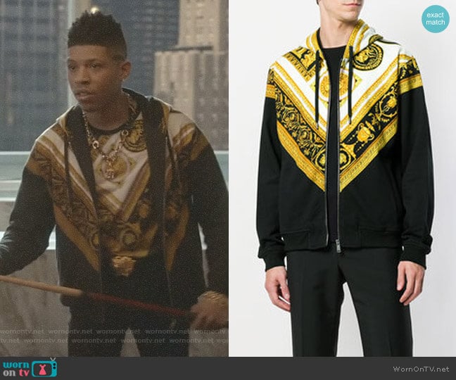 Versace Cornici Print Hoodie worn by Hakeem Lyon (Bryshere Y. Gray) on Empire
