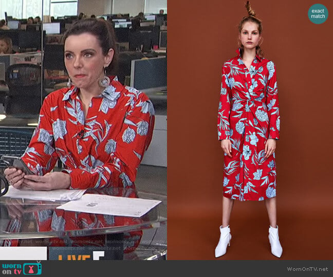 Zara Printed Tunic worn by Melanie Bromley on E! News