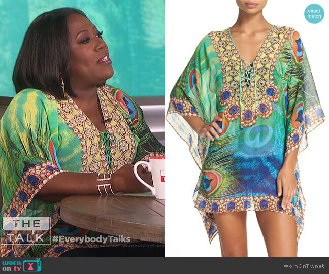 Asa Kaftans Kashmir Short Kaftan worn by Sheryl Underwood on The Talk