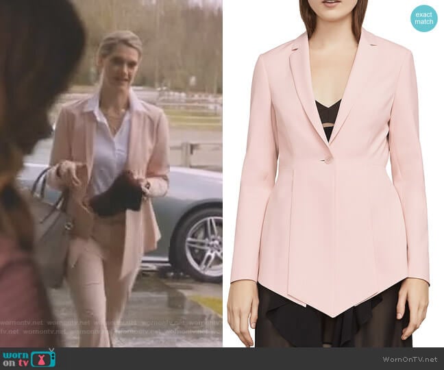 BCBGMaxazria Sami Blazer worn by Sydney (Heather Doerksen) on Take Two