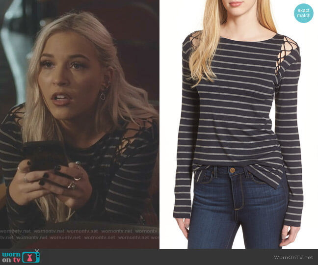 Bailey 44 Rowboat Top worn by Maddie Jaymes (Lennon Stella) on Nashville