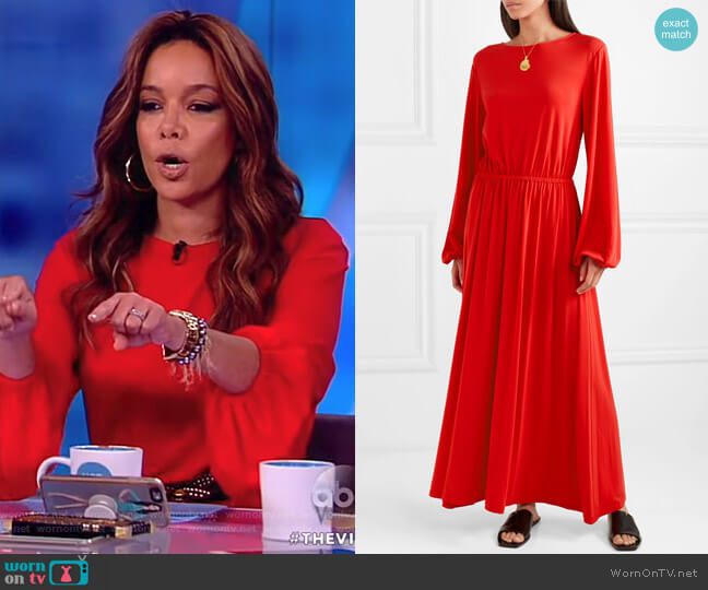 Elizabeth and James Evy Dress worn by Sunny Hostin on The View