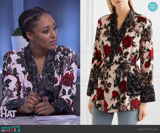 Equipment Theron Robe worn by Tamera Mowry on The Real