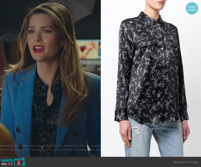 Equipment Floral Print Shirt worn by Sutton (Meghann Fahy) on The Bold Type