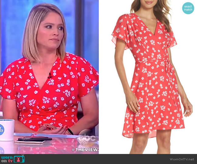 French Connection Frances Verona Dress worn by Sara Haines on The View