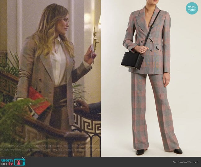 Gabriela Hearst Angela Blazer worn by Kelsey Peters (Hilary Duff) on Younger
