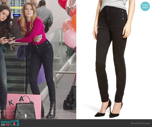 J Brand Natasha Photoready High Waist Skinny Jeans worn by Sutton (Meghann Fahy) on The Bold Type