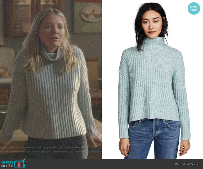 La Vie Rebecca Taylor Ribbed Turtleneck Pullover worn by Jessie Caine (Kaitlin Doubleday) on Nashville