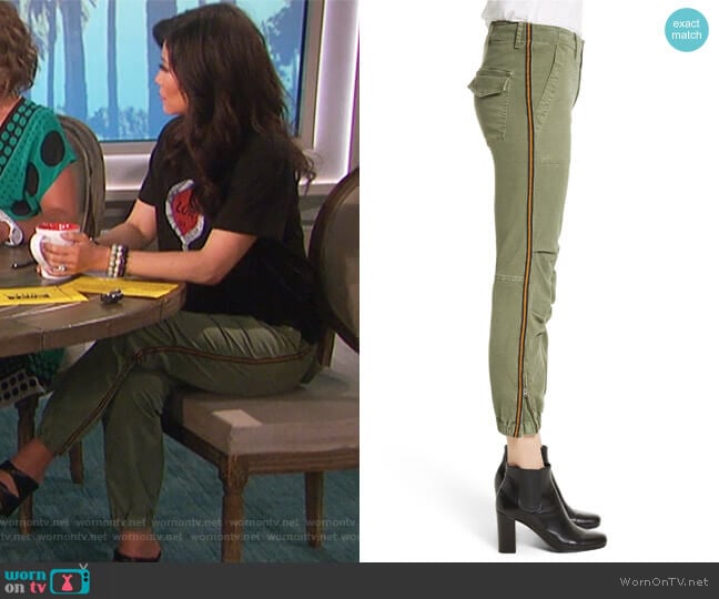 Nili Lotan French Crop Military Pants worn by Julie Chen on The Talk