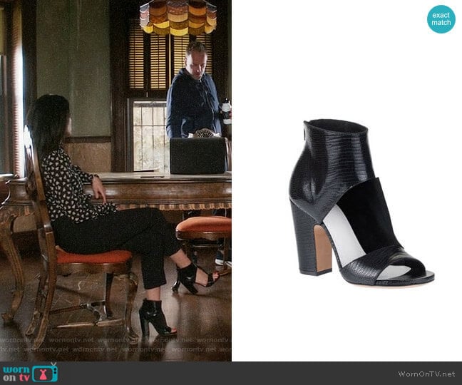 Maison Margiela Cutout Sandal worn by Joan Watson (Lucy Liu) on Elementary