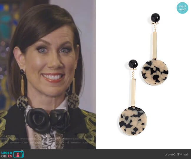 Rachel Comey Jo Earrings worn by Diana Trout (Miriam Shor) on Younger