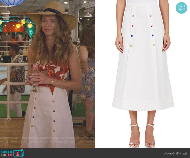 Saloni Candy Cotton Twill Sailor Skirt worn by Liza Miller (Sutton Foster) on Younger