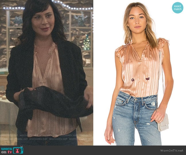 Ulla Johnson Deja Top worn by Cassandra Nightingale (Catherine Bell) on Good Witch