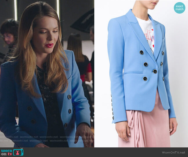 Veronica Beard Colson Blazer worn by Sutton (Meghann Fahy) on The Bold Type