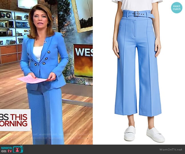 Veronica Beard Lyla Pants worn by Norah O'Donnell on CBS Mornings
