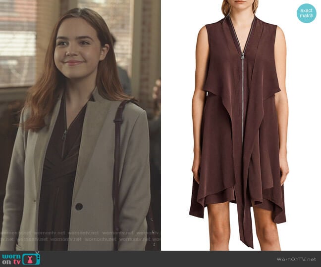 All Saints Jayda Dress worn by Grace Russell (Bailee Madison) on Good Witch