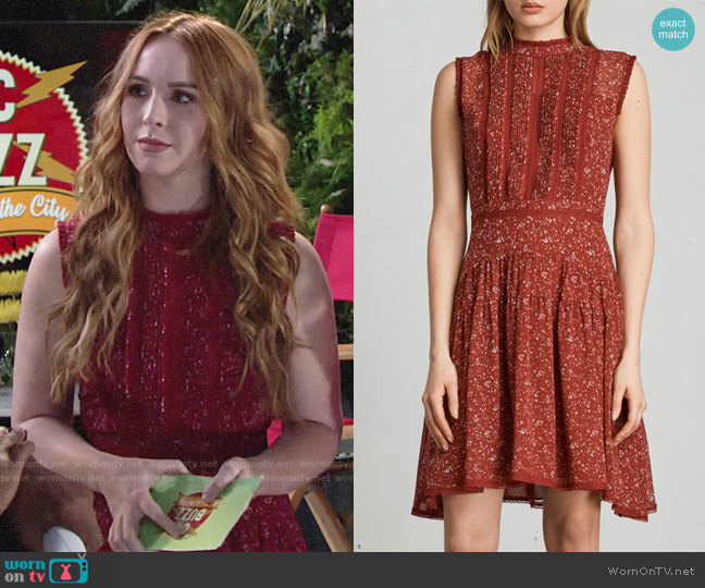 All Saints Myra Pepper Dress worn by Mariah Copeland (Camryn Grimes) on The Young and the Restless