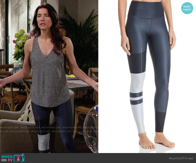 Alo Yoga Airlift High-Waist Leggings worn by Steffy Forrester (Jacqueline MacInnes Wood) on The Bold and the Beautiful