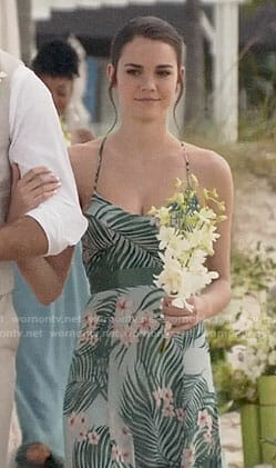 Callie’s floral maxi dress on The Fosters