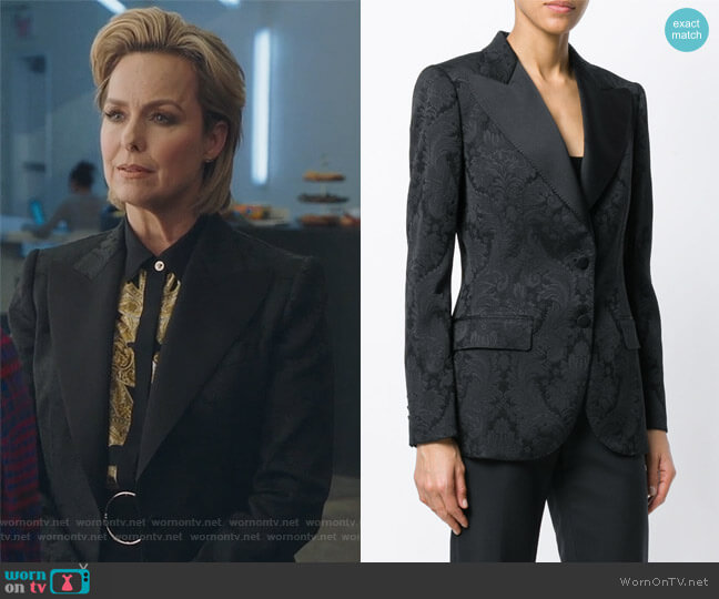 Dolce & Gabbana Jacquard Blazer worn by Jacqueline (Melora Hardin) on The Bold Type