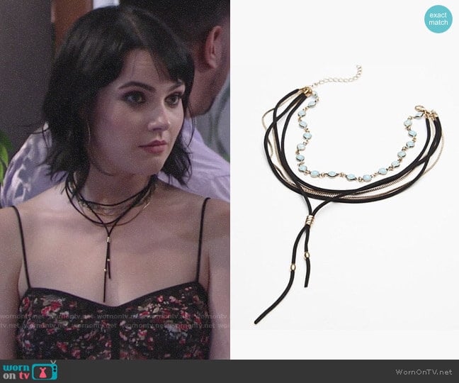 Wanted & Wild Leather Bolo worn by Tessa Porter (Cait Fairbanks) on The Young and the Restless