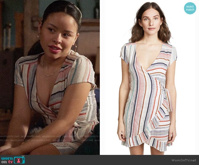 Free People Wrap It Up Dress worn by Mariana Foster (Cierra Ramirez) on The Fosters