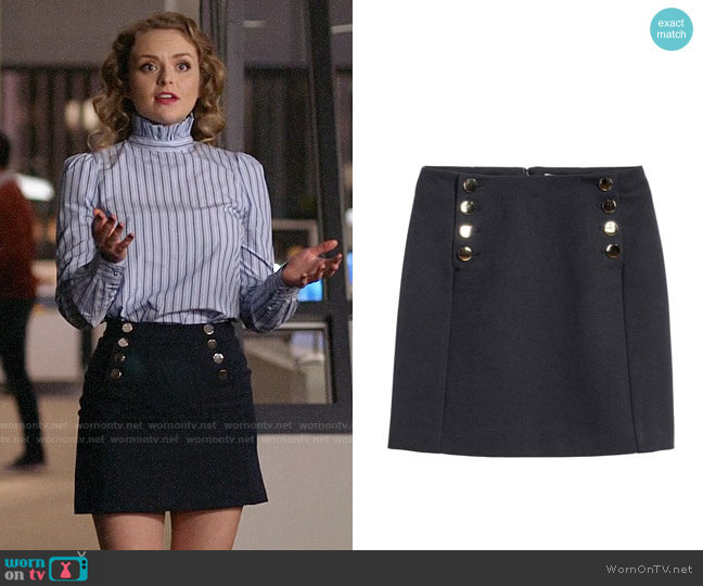 H&M Short Skirt worn by Eve Teschmacher (Andrea Brooks) on Supergirl