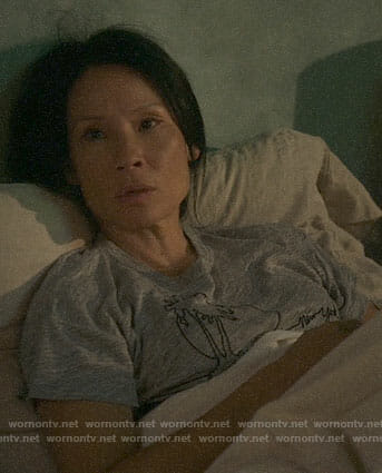 Joan’s palm tree tee on Elementary