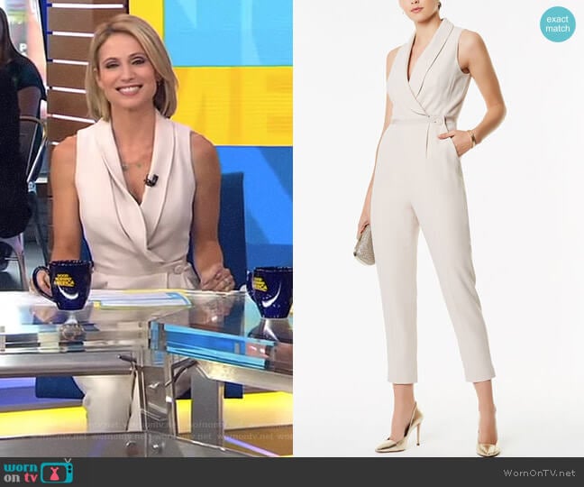Karen Millen Tailored Jumpsuit worn by Amy Robach on Good Morning America
