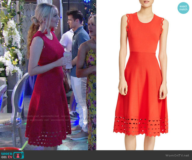 Maje Rumba Dress worn by Abby Newman (Melissa Ordway) on The Young and the Restless