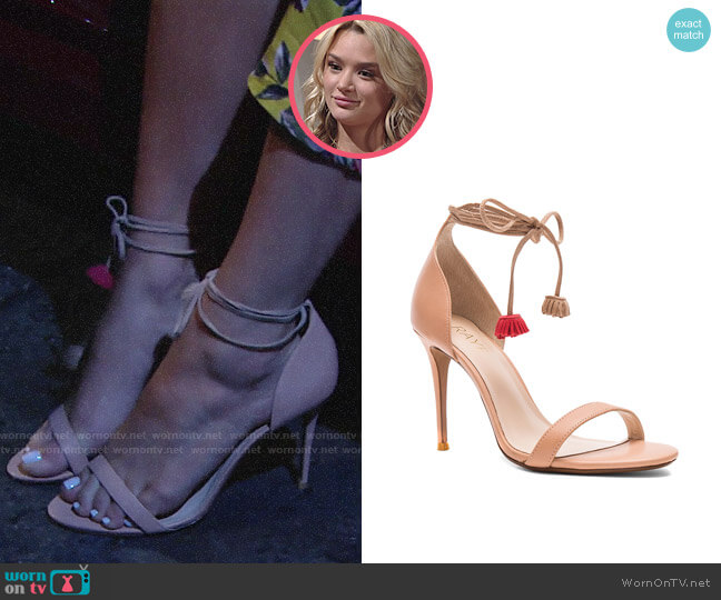 Raye Betsey Heel worn by Summer Newman (Hunter King) on The Young and the Restless