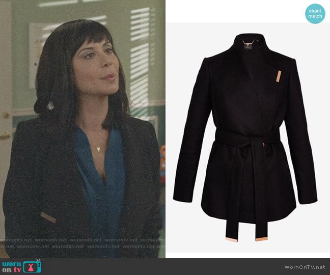 Ted Baker Keyla Coat worn by Cassandra Nightingale (Catherine Bell) on Good Witch
