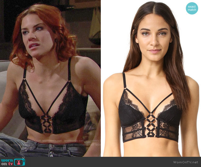 Thistle & Spire Constellation Bralette worn by Sally Spectra (Courtney Hope) on The Bold and the Beautiful