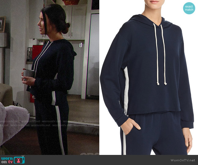 Velvet by Graham & Spencer Harden Sweatshirt worn by Steffy Forrester (Jacqueline MacInnes Wood) on The Bold and the Beautiful