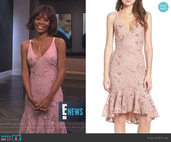 Wayf Ferrara Dress worn by Zuri Hall on E! News