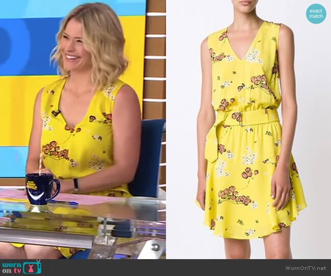 ALC Hadley Dress worn by Sara Haines on Good Morning America