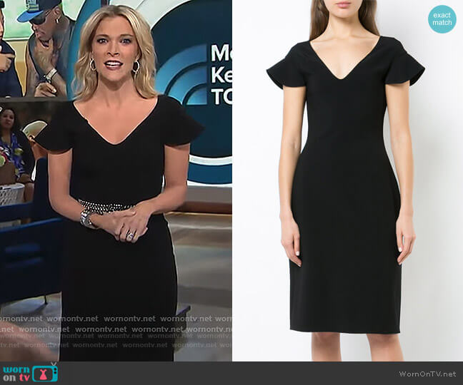 Antonio Berardi Plunge neck pencil dress worn by Megyn Kelly on Today