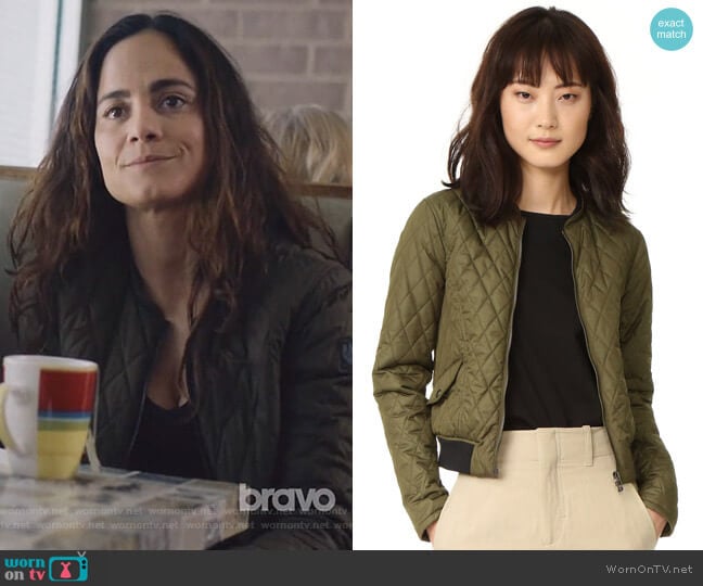 Belstaff Cassell Coat worn by Teresa Mendoza (Alice Braga) on Queen of the South