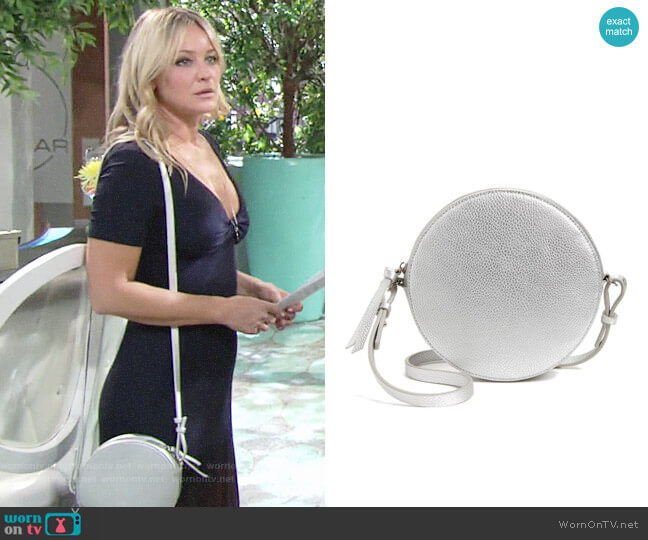 Chelsea28 Cassie Faux Leather Crossbody Bag worn by Sharon Newman (Sharon Case) on The Young and the Restless