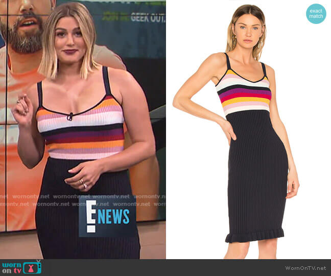 Cinq a Sept Marguerite Dress worn by Carissa Loethen Culiner on E! News