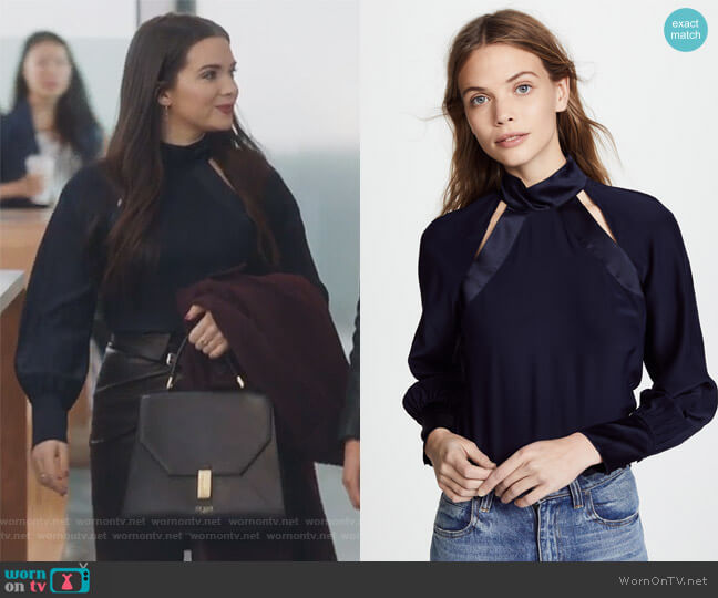 Cinq a Sept Harper Top worn by Jane Sloan (Katie Stevens) on The Bold Type