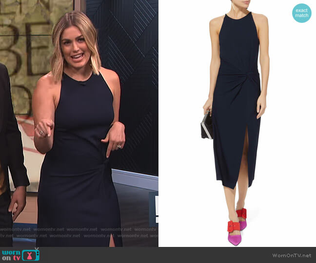 Dion Lee Side Twist Tank Dress worn by Carissa Loethen Culiner on E! News