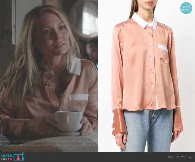 Equipment Huntley shirt worn by Jessie Caine (Kaitlin Doubleday) on Nashville